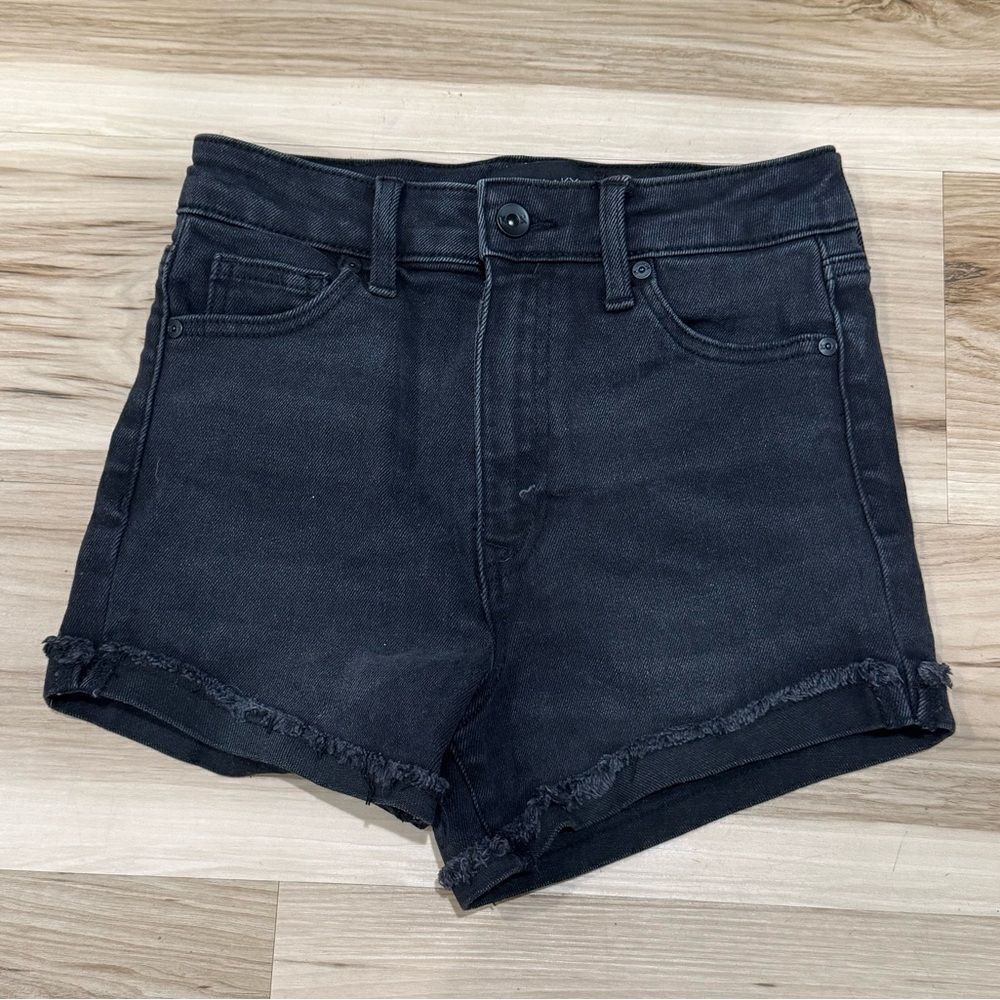 Kendall and Kylie The Drifter High Rise Black Shorts Women’s 3/26
